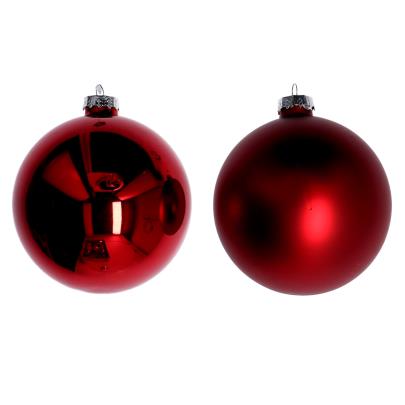 Glass sphere cmø10 pack of 4pcs red