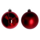 Glass sphere cmø10 pack of 4pcs red