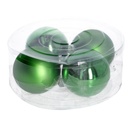 Green glass sphere cmø10 pack of 4pcs