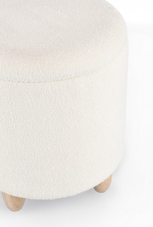 Sgabello Contenitore  Zena Bianco