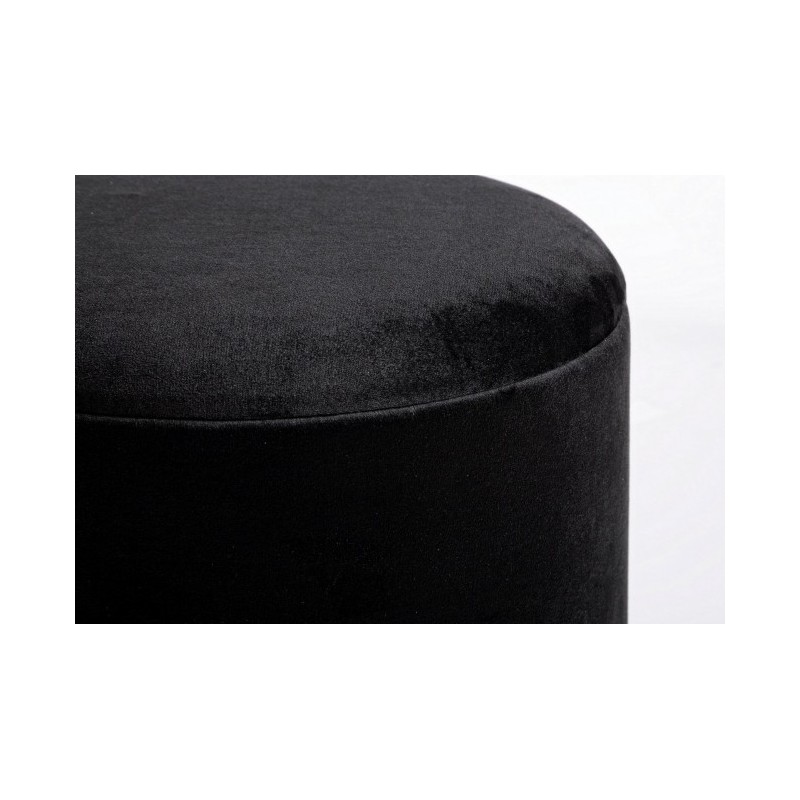 Sgabello con struttura metallo oro contenitore nero