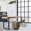 Sgabello industriale bar Garrett 70h cm