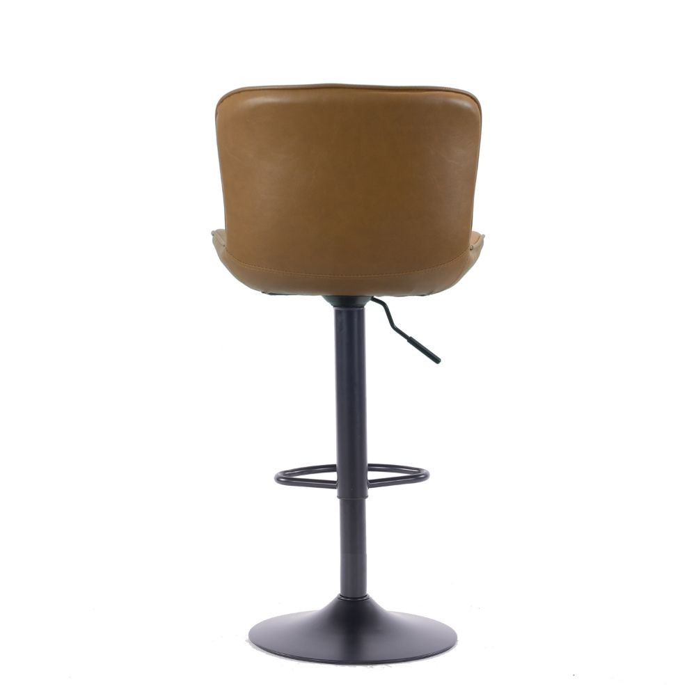 Sgabello regolabile Snas tortora con piede nero 45x55x90 cm