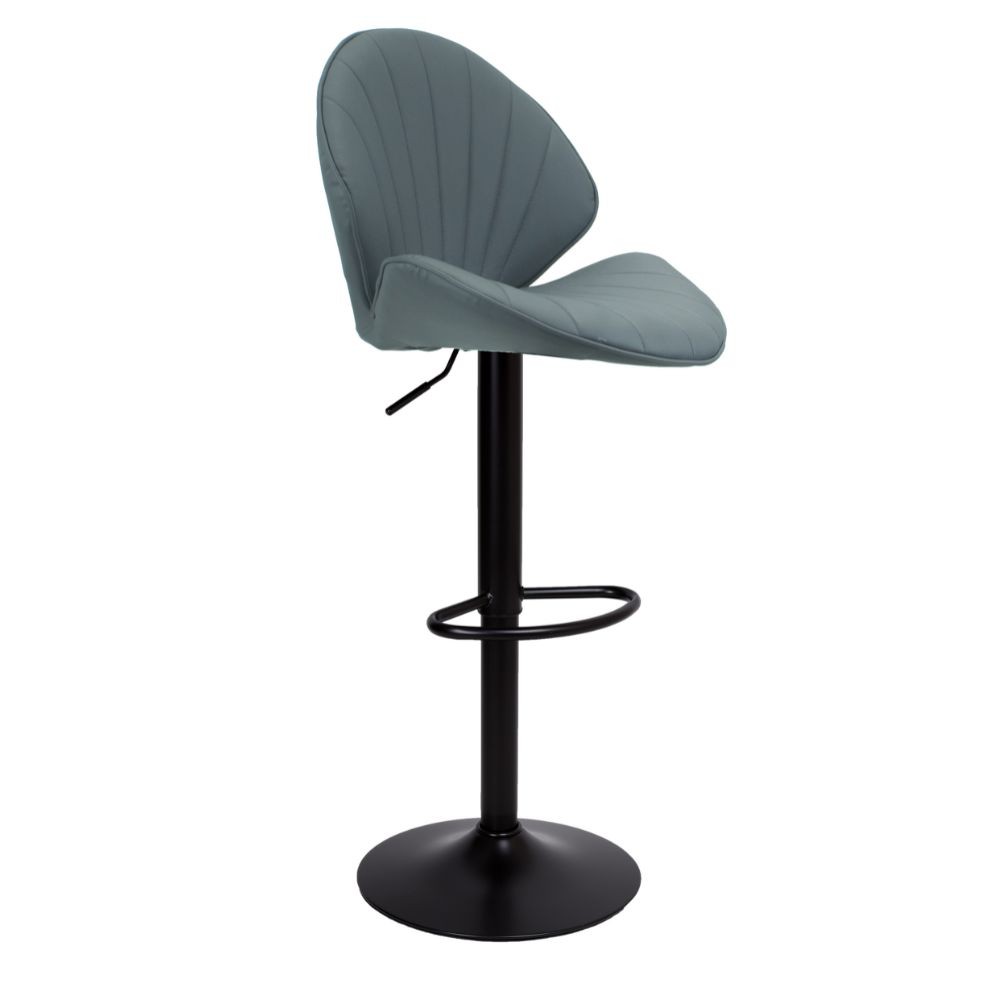 Sgabello regolabile Tunn grigio con piede nero  52x56x90 cm