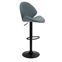 Sgabello regolabile Tunn grigio con piede nero  52x56x90 cm