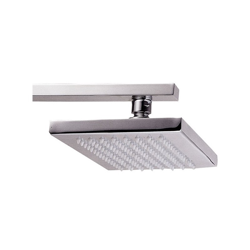 Soffione per doccia a parete finitura cromo