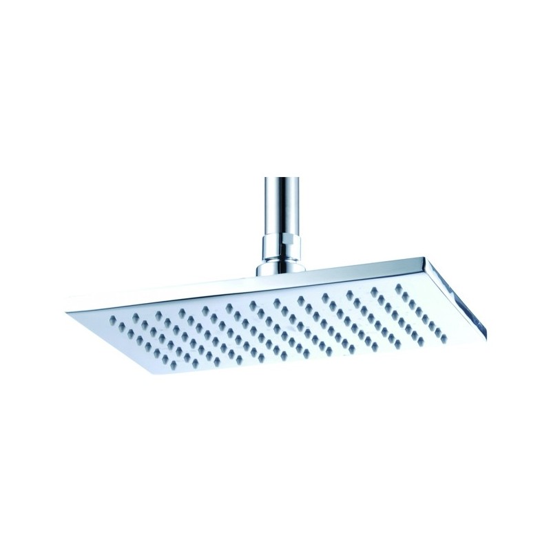 Soffione per doccia da soffitto finitura cromo