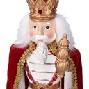 Soldatino resina bianco cm11,5x10,4h39