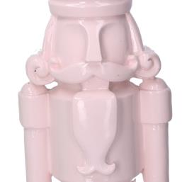 Soldatino resina laccato rosa cm8,5x8h38