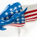 Soprammobile decorativo in poliresina 20x41x33h cm