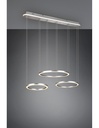 Sospensione 3 Anelli Led Dimmer Nichel Dimmer Morrison Trio Lighting