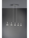 Sospensione 5xE27 Vannes Nichel L82 cm Trio Lighting