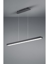 Sospensione Agano Nero Led 18w Touch Dimmerabile Trio Lighting