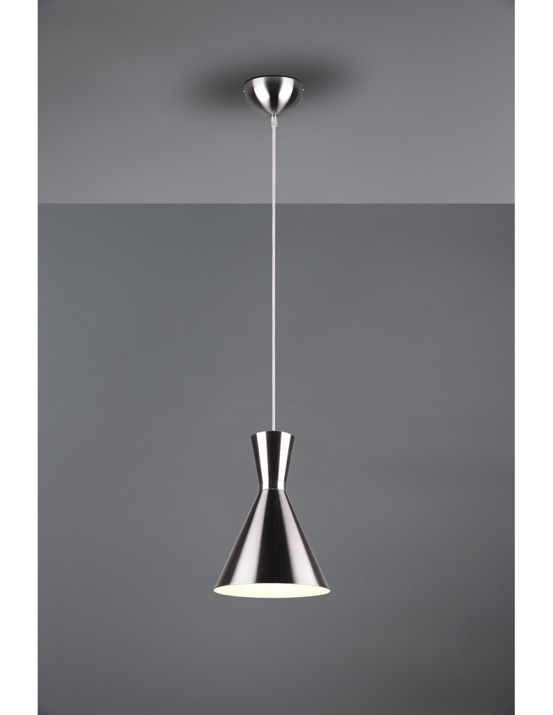 Sospensione Isola Enzo Doppio Cono Nichel Opaco Trio Lighting