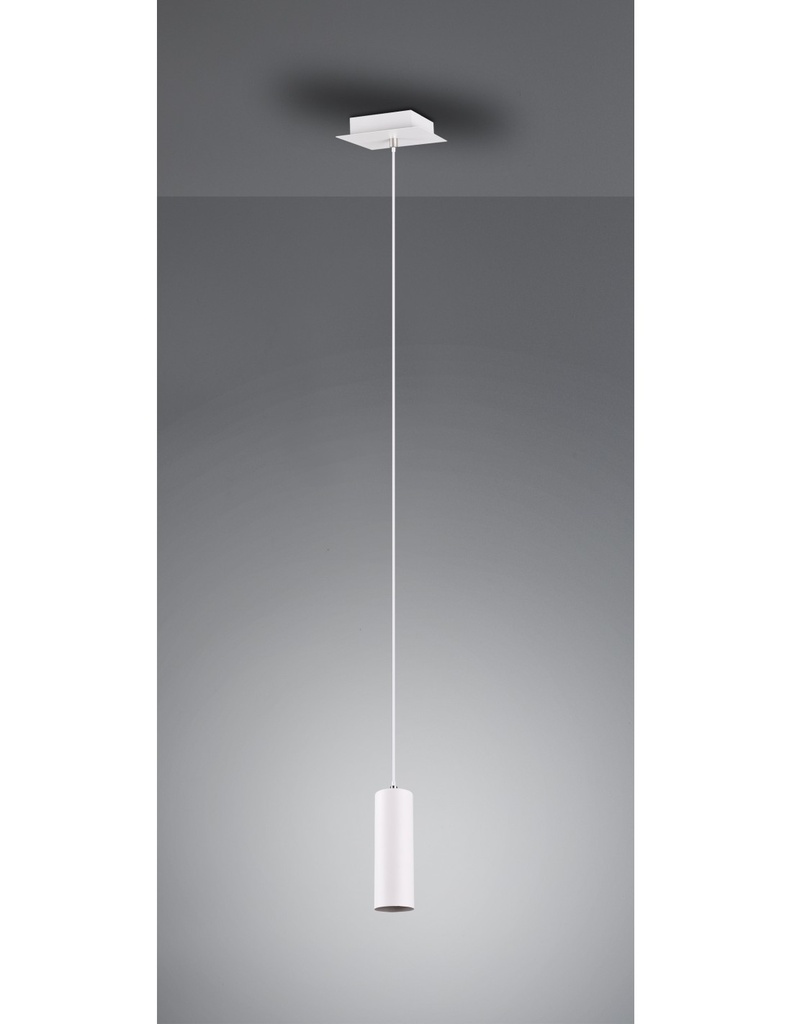 Sospensione Moderna Cilindro GU10 Marley Bianco Trio Lighting