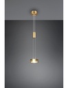 Sospensione Moderna Isola Disco Led Franklin Ottone Trio Lighting