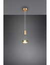 Sospensione Moderna Isola Disco Led Franklin Ottone Trio Lighting