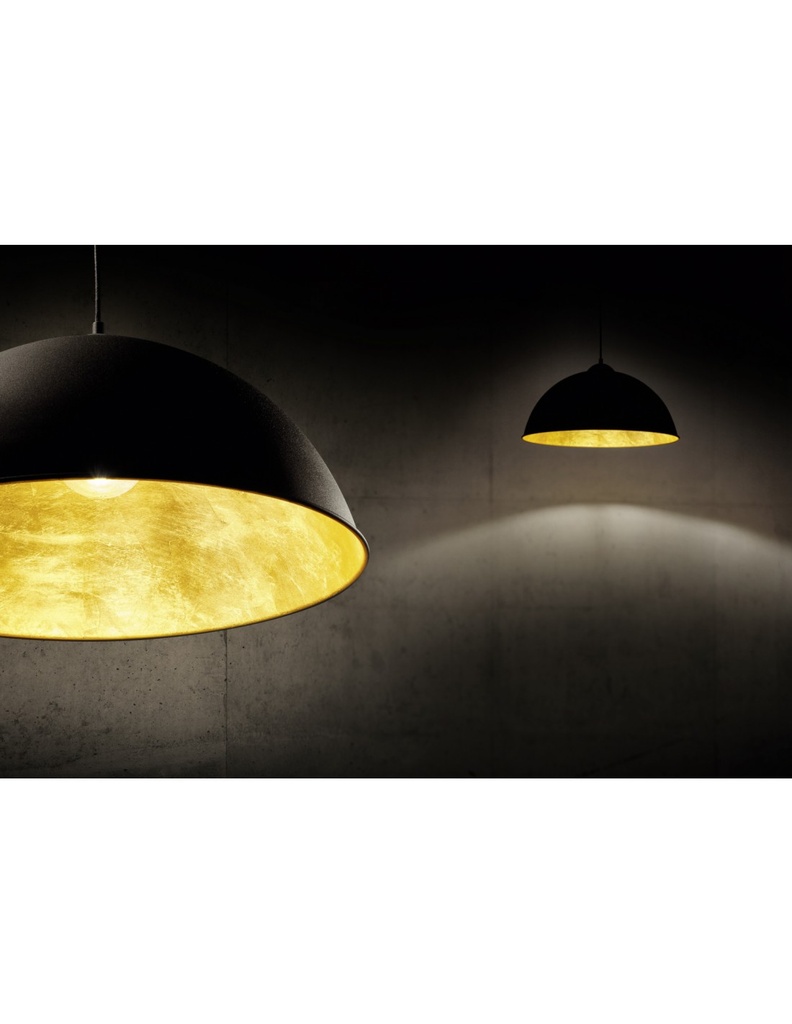 Sospensione Moderna Romino II Nero Oro Ø50 cm 1xE27 Trio Lighting