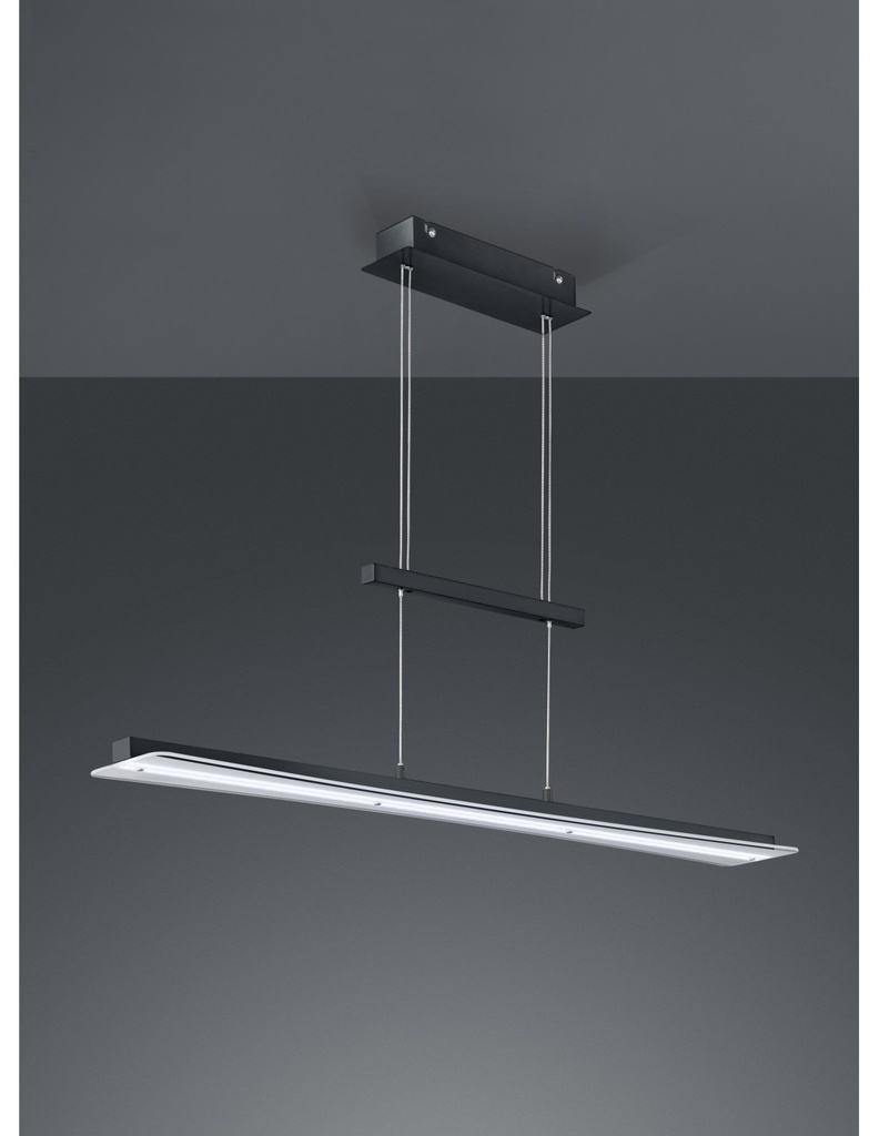 Sospensione Moderna Smash Led Dimmerabile Nero L100 cm Trio Lighting