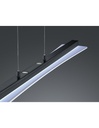Sospensione Moderna Smash Led Dimmerabile Nero L100 cm Trio Lighting