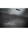 Sospensione Nera Moderna Ufficio Aick Led Dimmerabile Trio Lighting