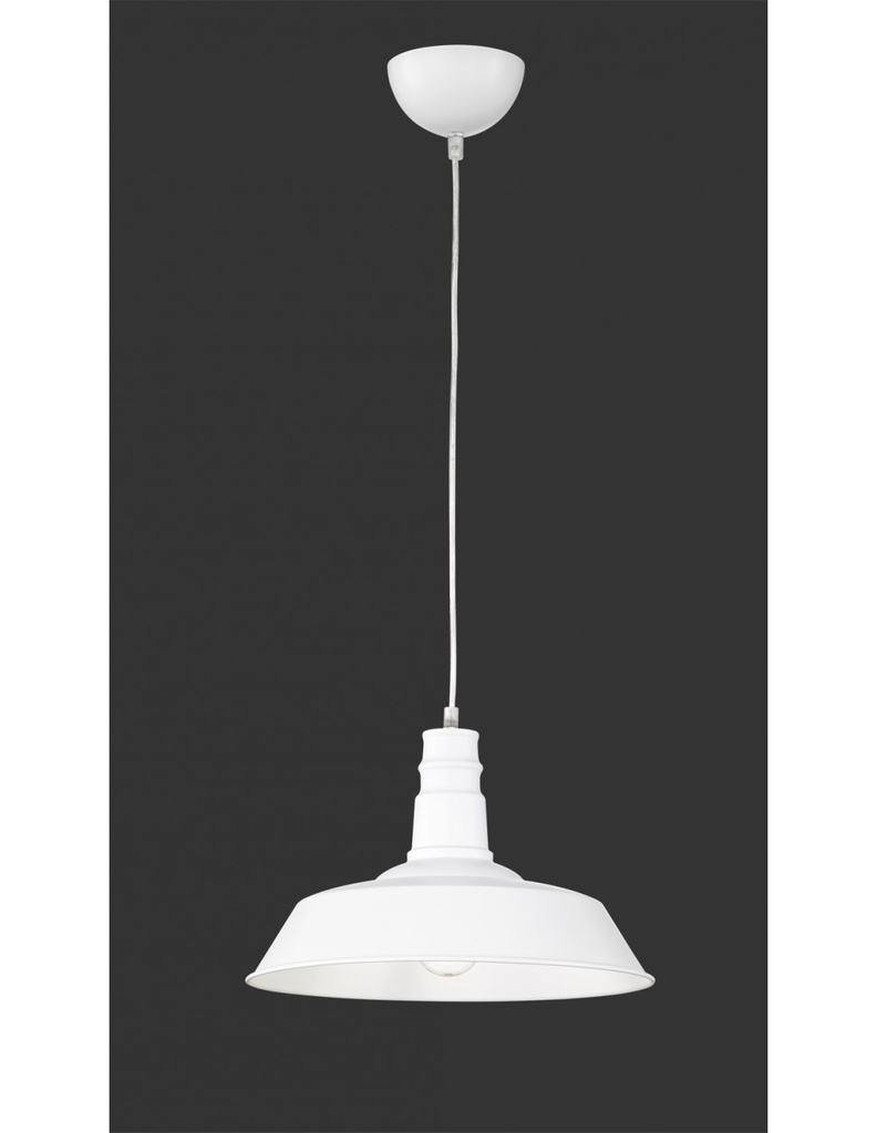 Sospensione Pagoda Will 1xE27 Bianco Ø36 cm Trio Lighting