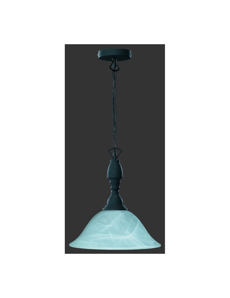 Sospensione Rustico Country Ruggine 1xE27 Ø33 cm Trio Lighting