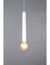 Sospensione Singola Tubolare Bianco Clermont Trio Lighting