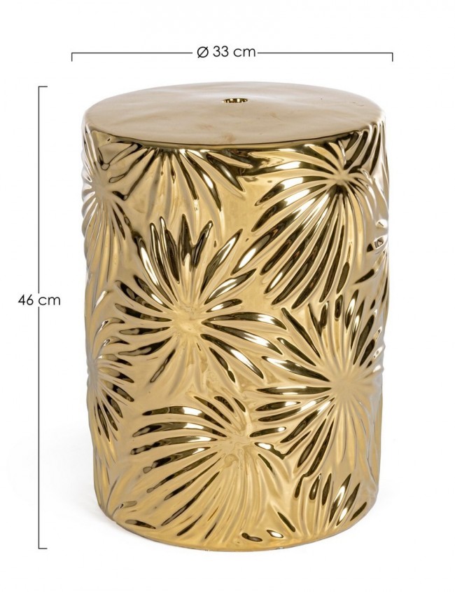 Specchio Stretto con Portabiti Ekal Oro  Cod.0242616