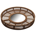 Specchio legno naturale tondo cmø62x8,5