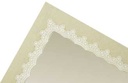 Specchio quadrato decoro pizzo fy-1525 cm. 41,5 x 41,5 x 2