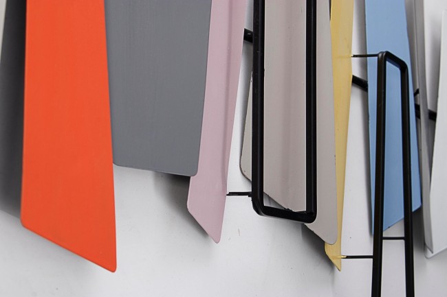 2x Decorazione Parete Mondrian 80.5X35