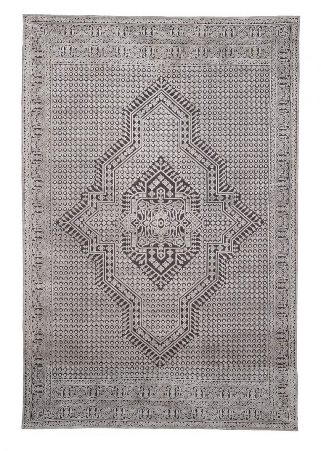 Tappeto moderno Panama grigio scuro 160x230 cm