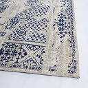 Tappeto moderno in cotone Bombay blu 140x200 cm