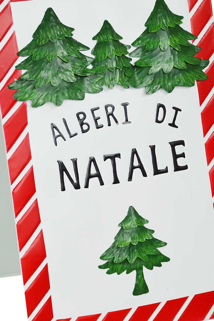 Targa alberi di natale nbd-9006 cm. 58 x 35 h 97
