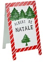 Targa alberi di natale nbd-9006 cm. 58 x 35 h 97