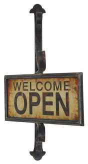 Targa open-closed ea-6174 cm. 54 x 5,5 h 43,5