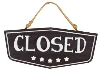 Targa open/closed ea-6435 cm. 35,5 x 1,5 h 17