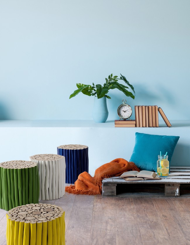 Tavolino Guadalupe Giallo  Cod. 0680441