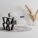 Tavolino Laterale da Salotto Lazena Antracite 3 Ripiani 57 cm 60 cm 22 cm