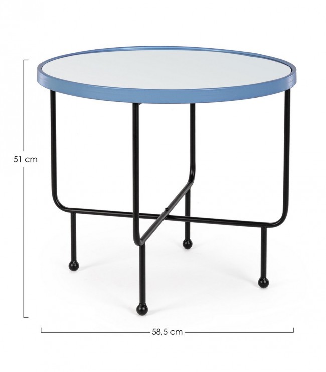 Tavolino Painter C-Specchio To Azz D58.5