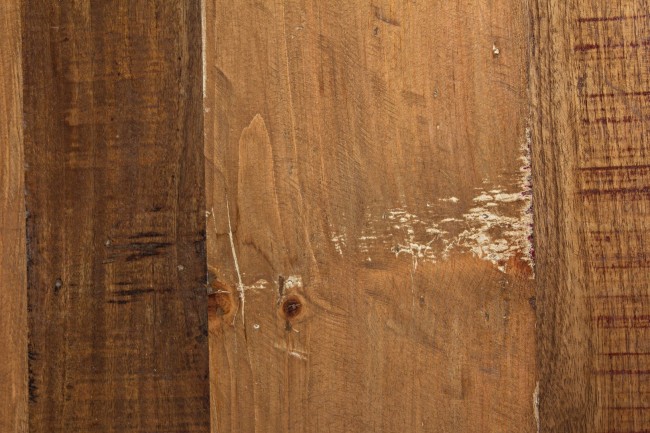 Tavolino bianco in legno riciclato stile design cm Ø90 - 38