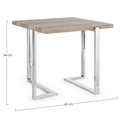 Tavolino in legno stile atmosphere cm 60x60