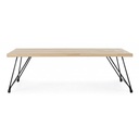 Tavolino in stile Industrial Vintage DISTRICT 120x60x h36 cm