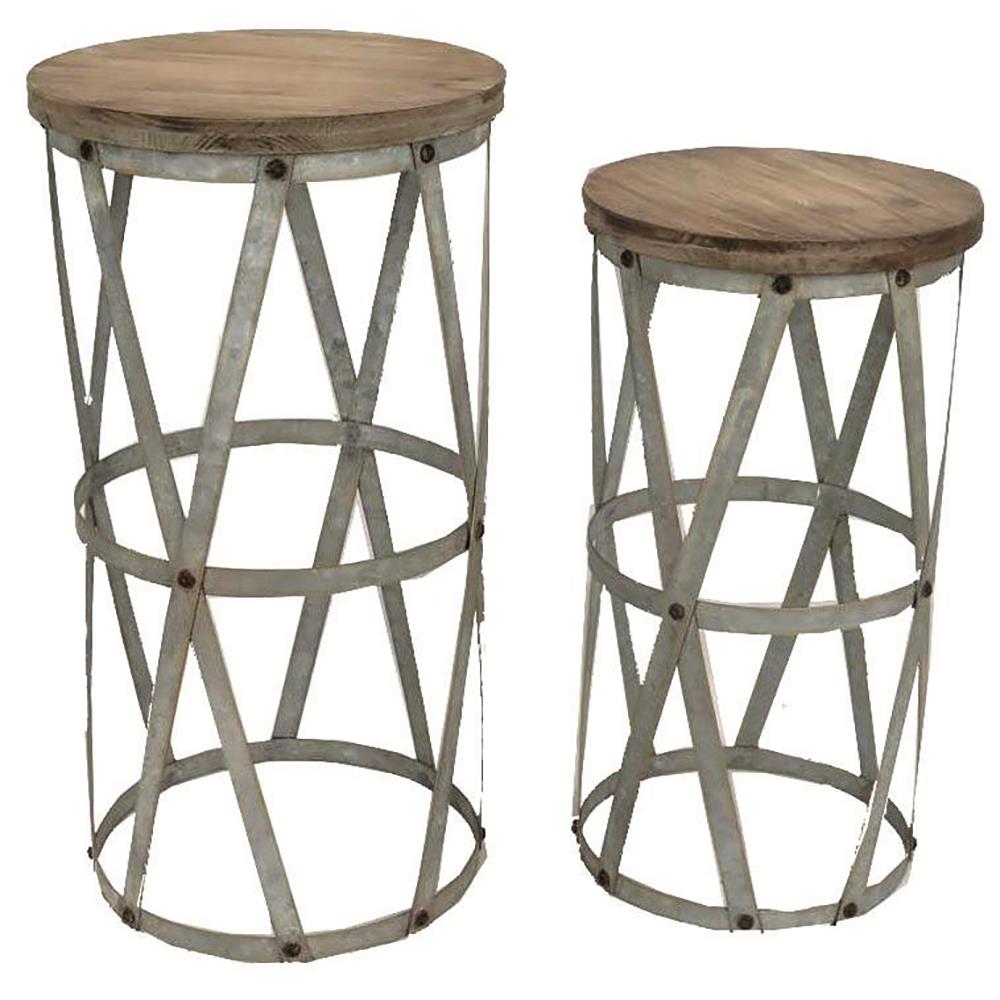 Tavolino legno tondo cmø38,5h72,5