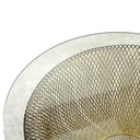 Tavolino metallo nero con lampada tondocmø51h45