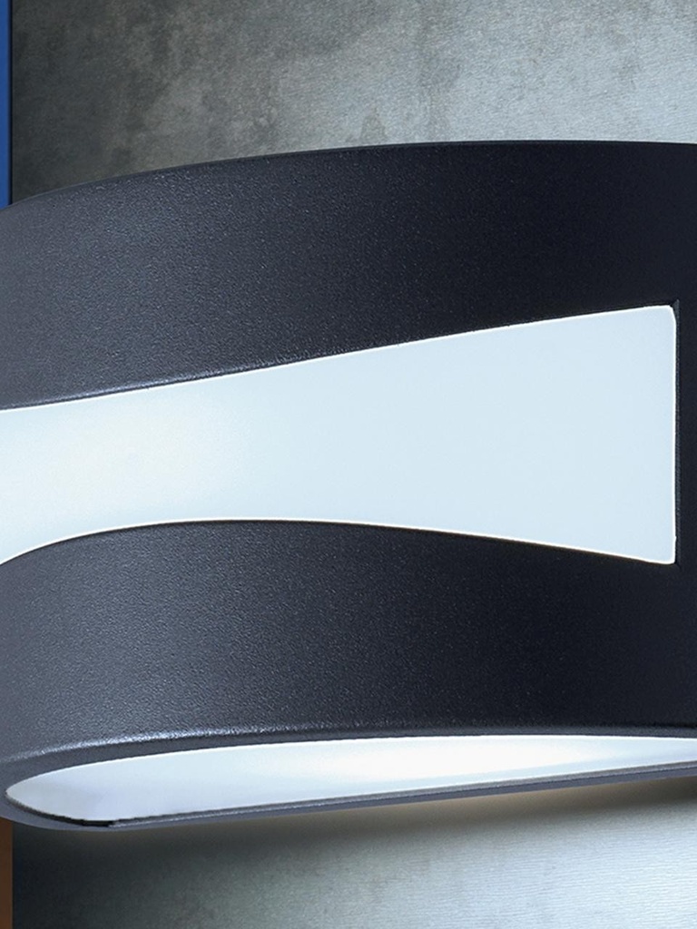 Applique 10W Led 4000K  linea tibet  grafite