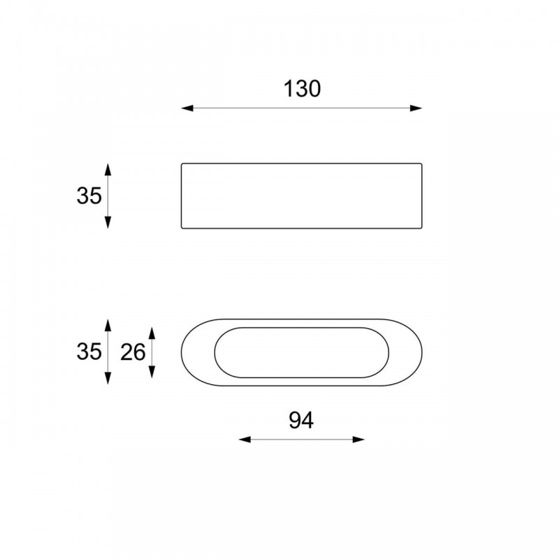 Tavolino moderno porta tv pietra beige cm 130 x 35 x h 35