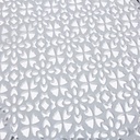 Tavolino tondo pieghevole da giardino in acciaio Grigio MARLENE diametro 60x h77 cm