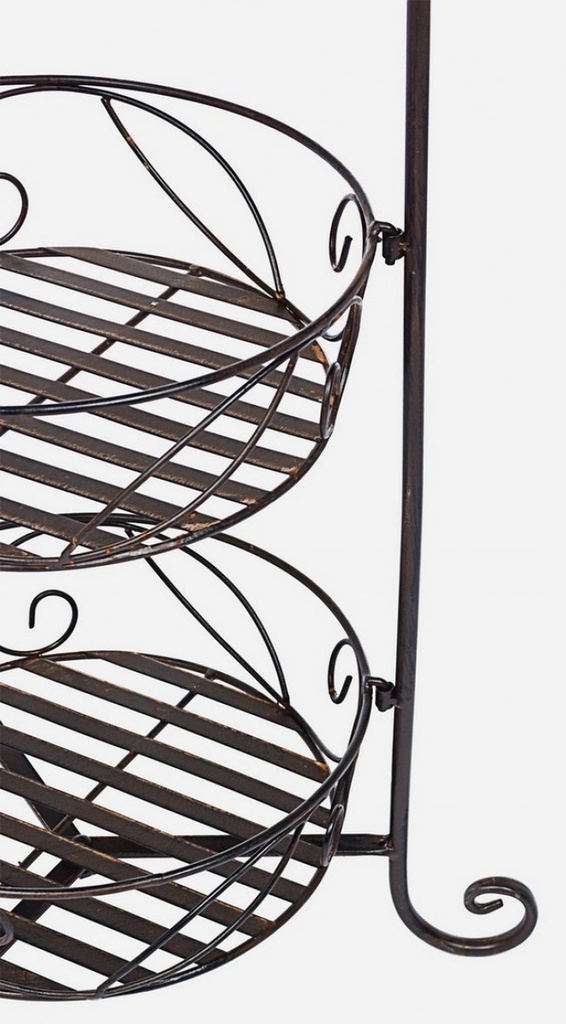 2x Espositore Melanie Slim To 3 Cesti